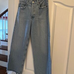 Agolde Light Blue High Rise Women Jeans